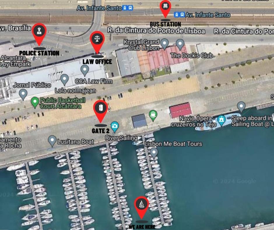 Hotel Cozy Lisbon Marina Sleepaboard - Sail Away Exterior foto